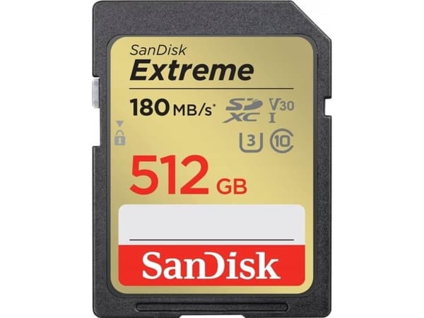 SanDisk Extreme - Flashminnekort - 512 GB
