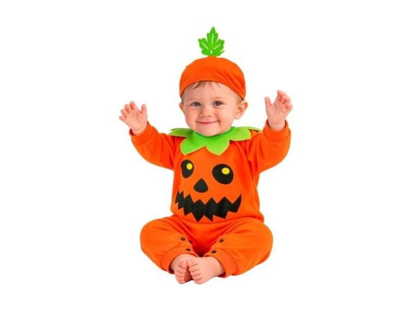 Græskar kostume til baby