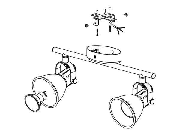 EGLO SERAS SPOT 2x240 lm BS
