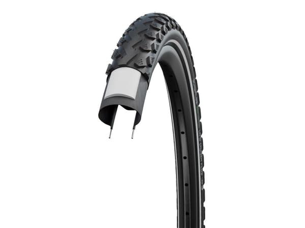 Schwalbe Land cruiser Plus, 28", Stad/terräng, Slanglöst Ready-däck, Folding bead, 35 - 70 psi, 70 psi