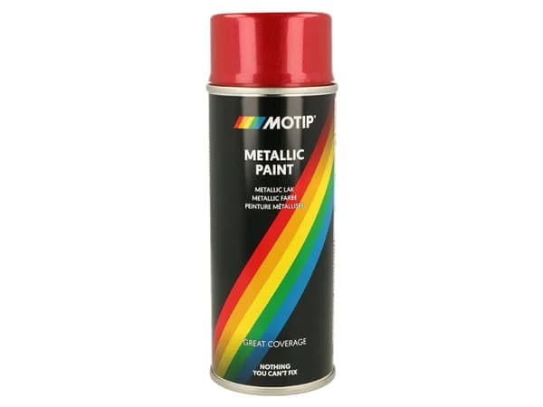 Motip Metallic effekt lak 400ml rød