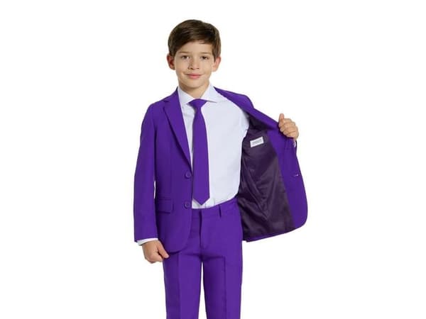 Violetti puku, poika