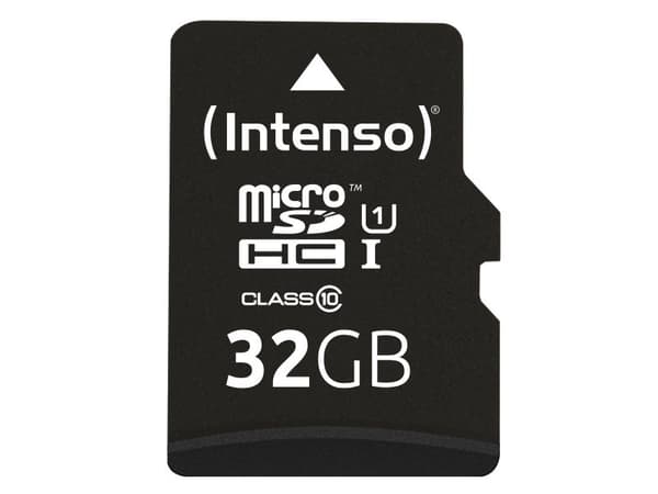 Intenso Premium - Flashminnekort (microSDHC til SD-adapter inkludert) - 32 GB - UHS Class 1 / Class10 - microSDHC UHS-I