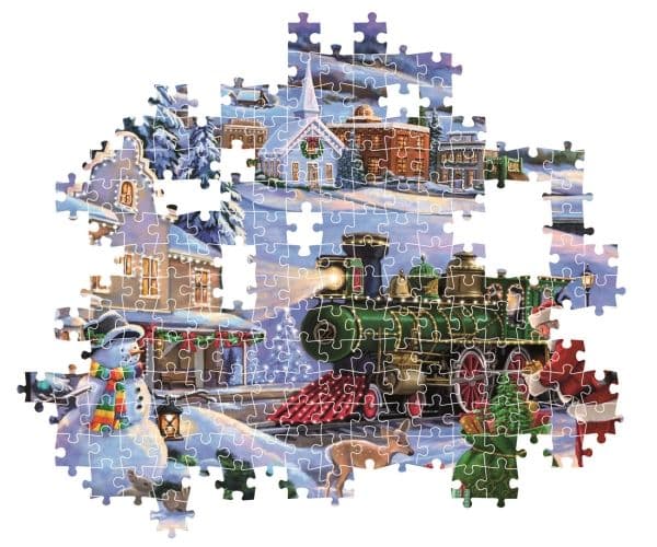 Clementoni-palapeli HQC Xmas Train, 500 palaa