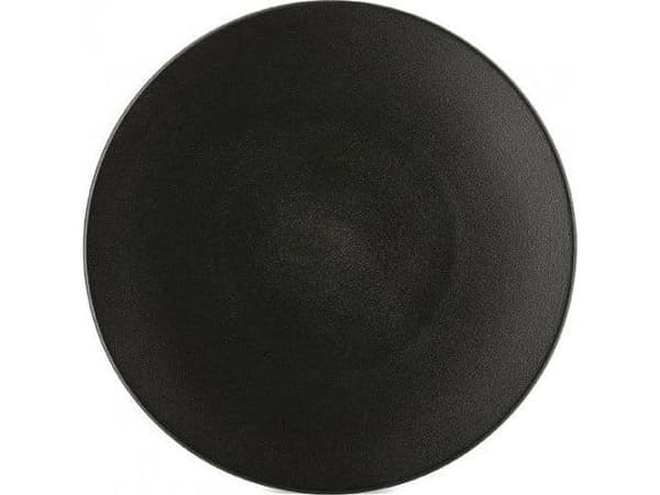 Revol EQUINOXE flat tallerken 28 cm sort