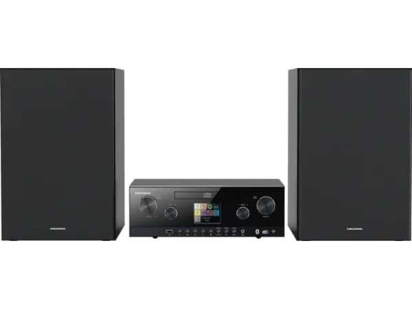 Grundig CMS 5000 BT DAB+ WEB - Mikrosystem - 2 x 50 watt - svart