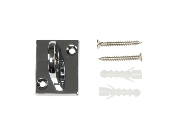 Securit® Classic Chrome vægkrog rustfrit stål ruosteinen stål
