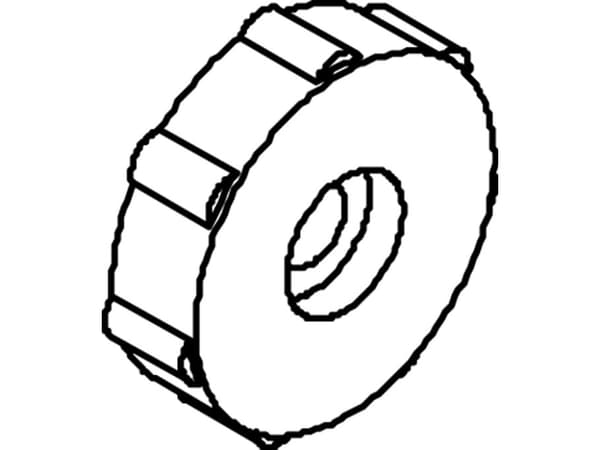 CUBIC Fingermøtrik, DIN467 - M4