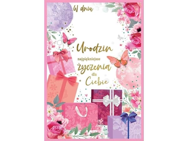 Carnet DK-1224 Birthday (utskiftbare sifre)