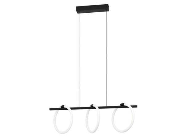 EGLO CARANACOA langbord 3L sort/hvit