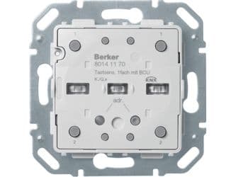 Berker 80141170, Tryckknappsbrytare, Grå, IP20, 21 - 32 V