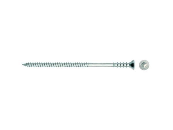 Fischer JUSS, Skru, Tre, Flat, Flathode, Torx, Sølv