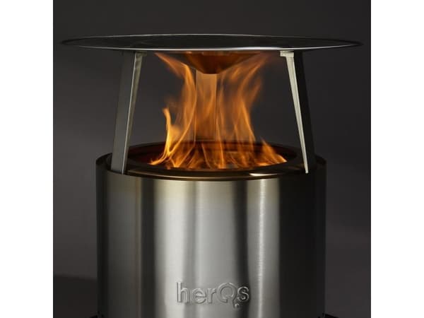 herQs Blaze Heater - rustfritt stål