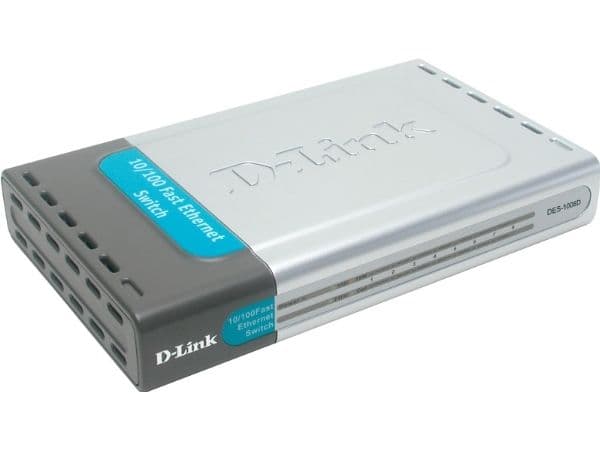 D-Link DES 1008D - Switch - ohanterad - 8 x 10/100 - skrivbordsmodell