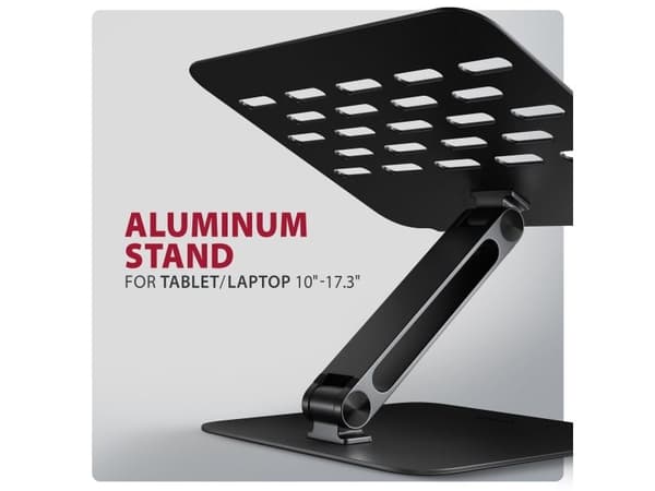 AXAGON - Notebookstativ - 10" - 17.3" - svart