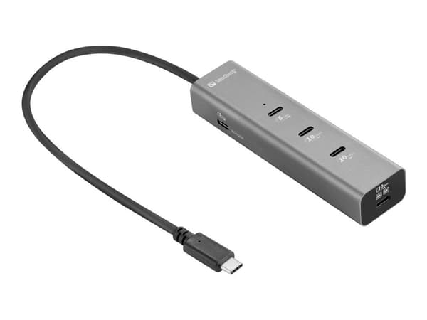 SANDBERG USB-C 5-in-1 -mediatelakka