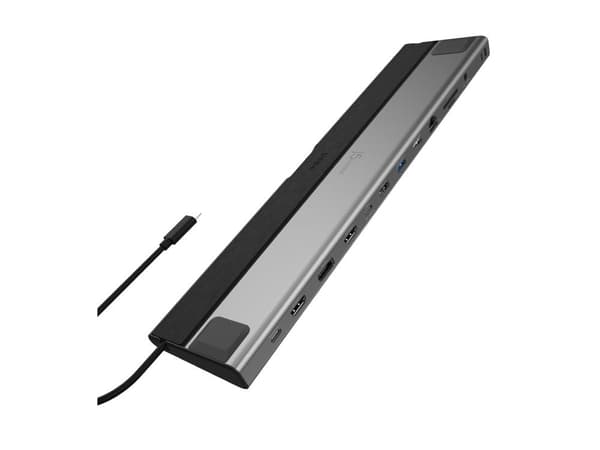 j5create - Dockningsstation - USB4 - HDMI, DP, USB-C - 1GbE