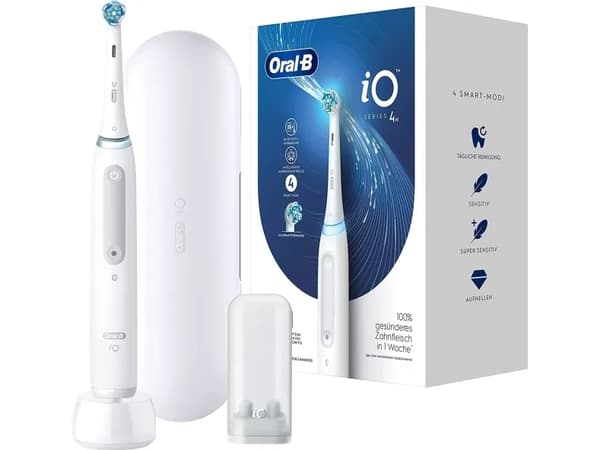 Oral-B iO Series 4 eltandborste vit