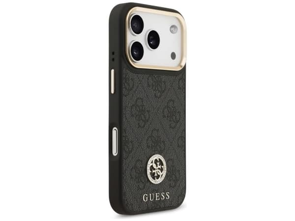 Guess 4G Strass MagSafe-deksel til iPhone 17 Pro - Svart