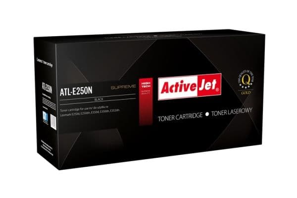 Activejet ATL-E250N, 3500 sidor, Svart, 1 styck
