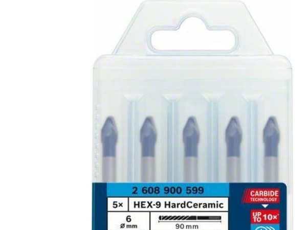Bosch DRILL HEX HARDCERAMIC 6X90MM 5 STK