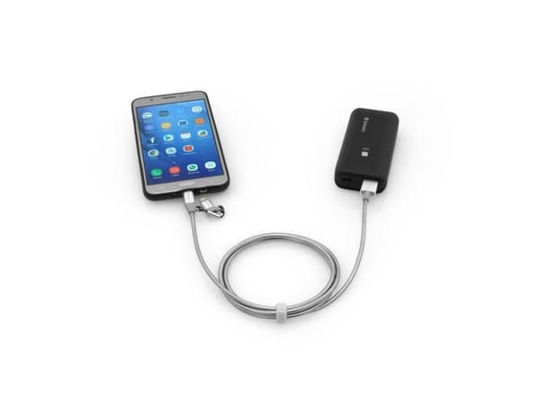Verbatim Sync & Charge - Lightning-kabel - Lightning, Micro-USB Type B hane till USB hane - 1 m - silver