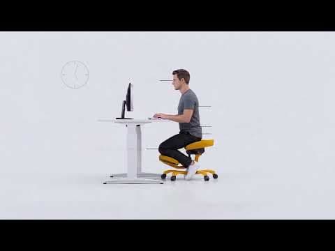 EVO aktiv arbejdsstol, Sort