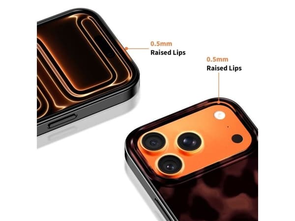 Tech-Protect Lamano MagSafe case for iPhone 17 Pro - black and red