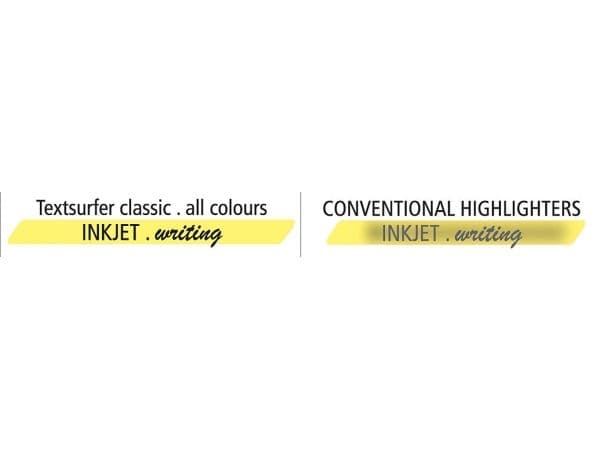 Textsurfer classic bläck/highlighter turkos (10 st.)