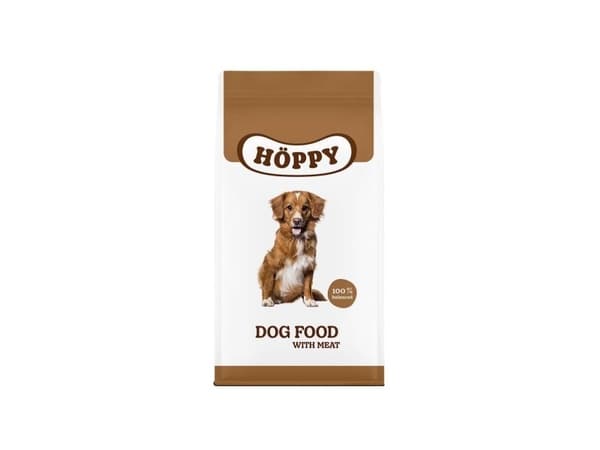 Hoppy torrfoder till hund Höppy, kött, 3 kg