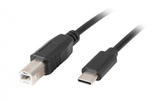 Lanberg CA-USBA-13CC-0030-BK, 3 m, USB B, USB C, USB 2.0, 480 Mbit/s, Musta