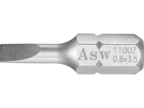 Bits med raka spår 3,5 70 mm