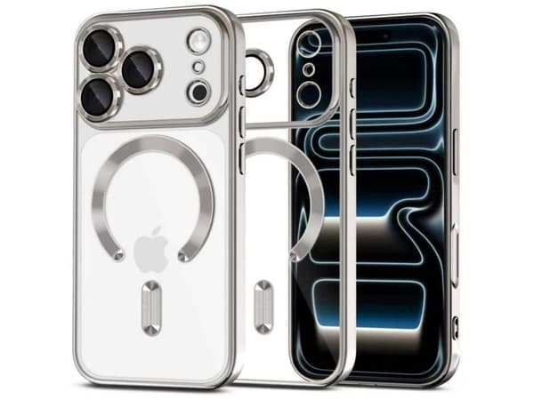 Tech-Protect MagFlex MagSafe-skal för iPhone 17 Pro - transparent silver