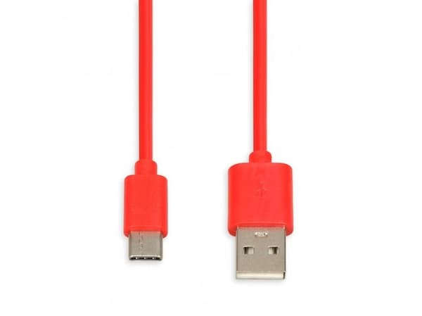 iBox IKUMTCR, 1 m, USB A, USB C, USB 2.0, Punainen
