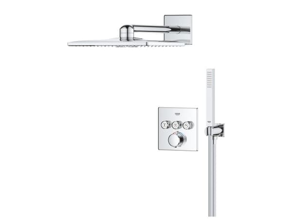 Grohe Precision SmartControl – Innebygd dusjsystem med Vitalio Smartactive 310 Cube, krom