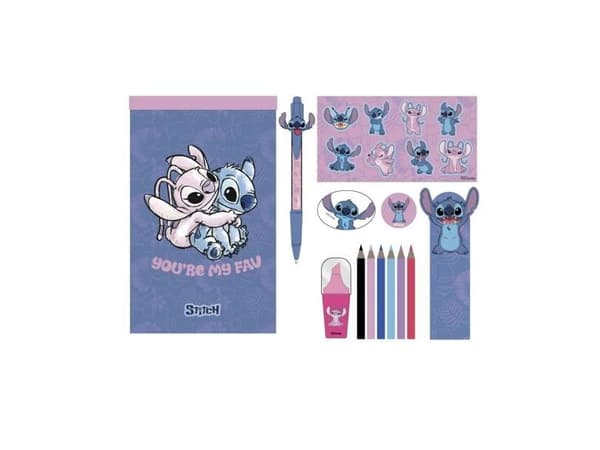 Stitch skrivset i presentförpackning