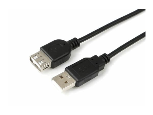 MicroConnect USB 2.0 - USB forlængerkabel - USB (hun) til USB (han) - USB 2.0 - 30 cm - lajiteltu