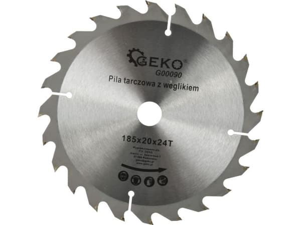 GEKO sirkelsagblad widia 185*20*24z /B
