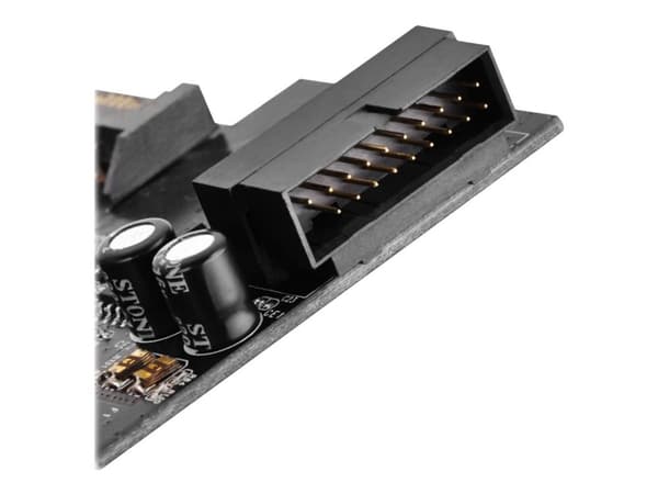 SilverStone ECU04-E - USB-sovitin - PCIe 2.0 x2 lavprofil - USB 3.1