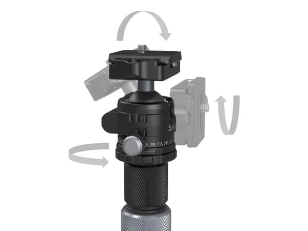 SmallRig 4059, 3 ben, Sort, 133 cm, 1,18 kg