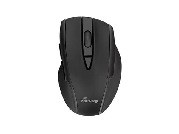 MediaRange Bluetooth-mus med 5 knappar och optisk sensor, svart