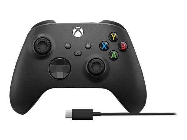 Microsoft Xbox Wireless Controller + USB-C Cable - Spelkontroll - trådlös - Bluetooth - för PC, Microsoft Xbox One, Android, iOS, Microsoft Xbox Se...