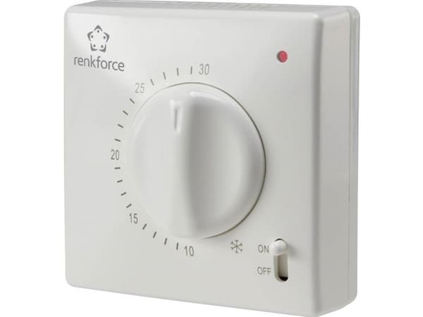 Renkforce romtermostat utenpåliggende dagsprogram 5 til 30 °C TR-93 (TR-93)