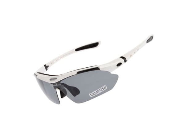 RockBros cykelglasögon polariserade 10002 vit set