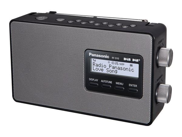 Panasonic-RF-D10EG - DAB bærbar radio - 2 Watt - sort