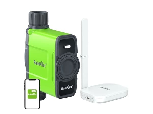 RainPoint WiFi 1-zons bevattningscontroller med gateway