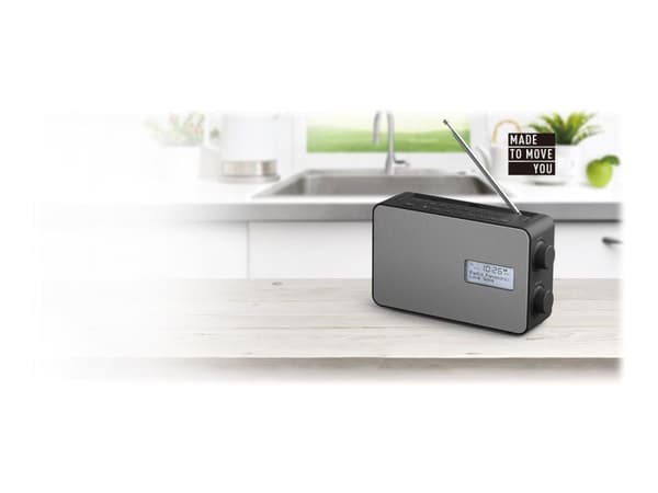 Panasonic-RF-D30BT - DAB bærbar radio - 2 Watt - sort