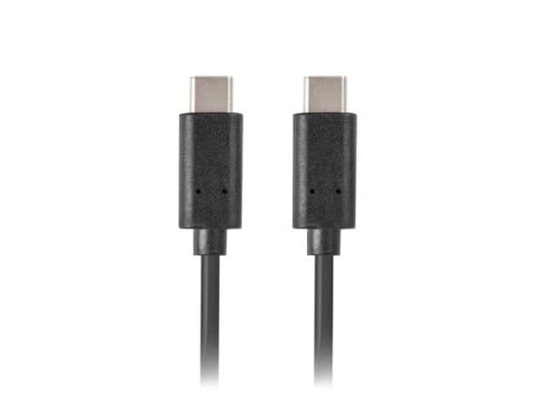 Lanberg - USB-kabel - USB-C (hann) til USB-C (hann) - USB 2.0 - 1 m - svart