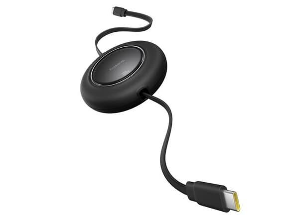 Baseus Free2Pull Mini 100W utdragbar USB-C-kabel - USB-C 2m - Juodas