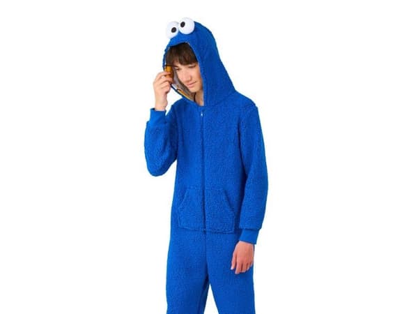 Cookie Monster-maskeradkostym